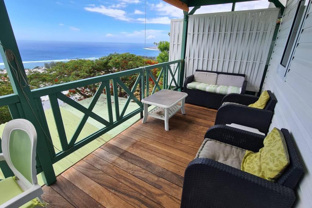 Chalet Sunset, Vue Panoramique Sur La Baie, Proche De Saint-Leu Et Ses Plages エクステリア 写真