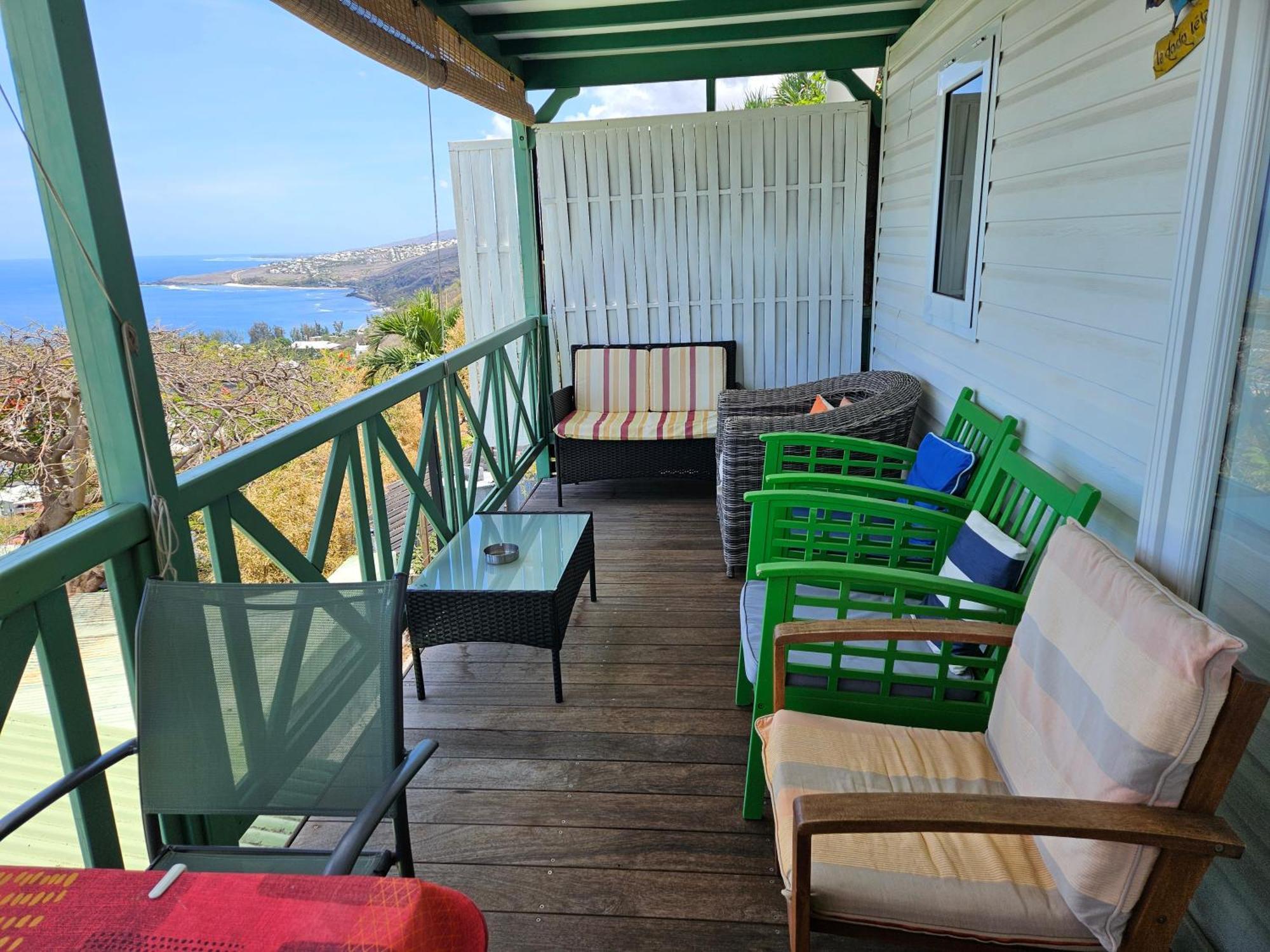 Chalet Sunset, Vue Panoramique Sur La Baie, Proche De Saint-Leu Et Ses Plages エクステリア 写真